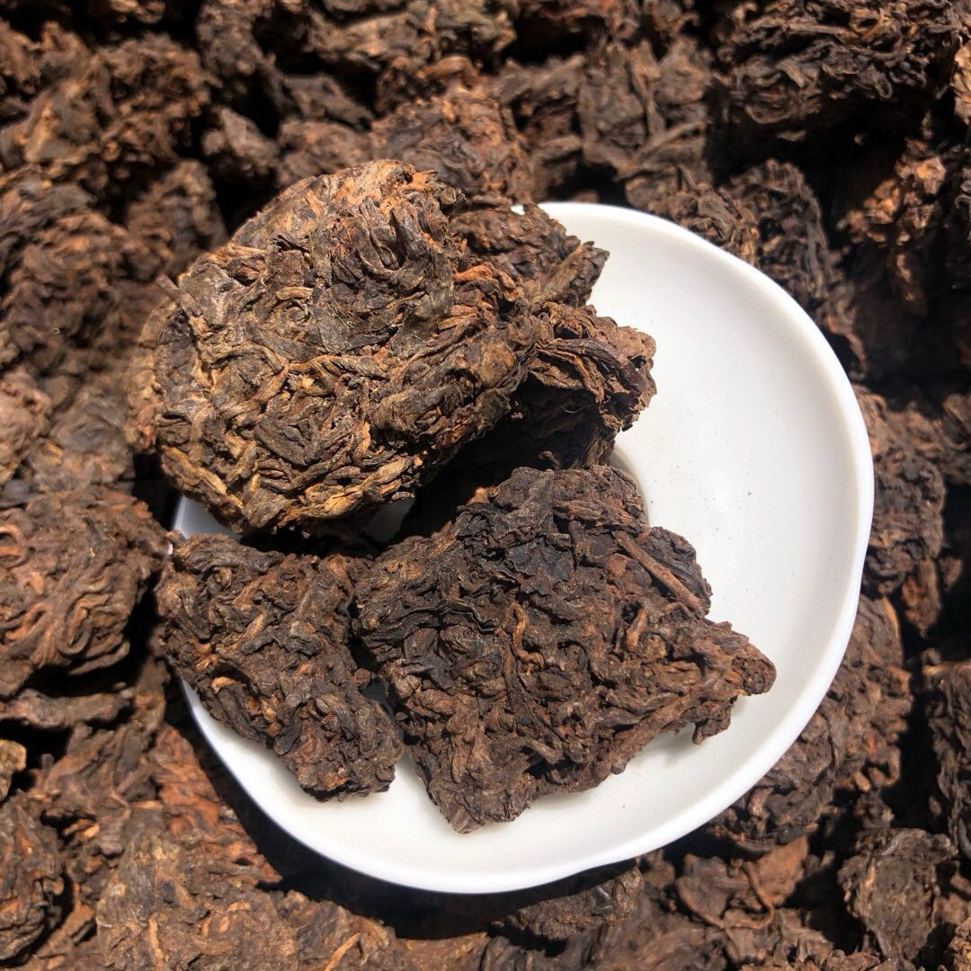 1999年老班章大颗粒紧实老茶头1000g普洱熟茶口感浓郁淳滑汤汁浓